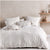 Capri White Quilt Cover Set