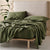 Moss Flannelette Sheet Set