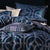 Treillage Navy European Pillowcase