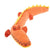 Cuddly Croc Apricot Novelty Cushion