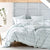 Leonard Aqua Quilt Cover Set