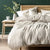 Nimes Natural Quilt Cover Set