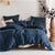 Nimes Navy Quilt Cover Set