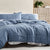 Nimes Nightfall Linen Coverlet (240 x 260cm)