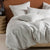 Nimes Pale Grey Quilt Cover Set