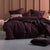 Nimes Wine Quilt Cover Set