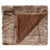 Toffee Faux Fur Throw (140 x 180cm)