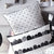 Dansk Black European Pillowcase