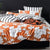 Dawn Orange Quilt Cover Set