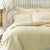 Deluxe Waffle Cream Quilt Cover Set
