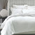 Deluxe Waffle White Quilt Cover Set