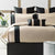 Mercer Black & Taupe Quilt Cover Set