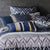 Metrique Charcoal Cushion (50 x 50cm)
