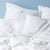 Nimes White European Pillowcase