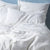 Nimes White Standard Pillowcase