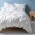 Nimes White Quilt Cover Set