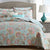 Arabella Mint Coverlet Set