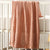 Lyla Dusty Pink Organic Cotton Baby Blanket (75 x 100cm)