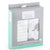 2Pk Bassinette Fitted sheet Grey Elephant/ Green Wave
