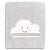 Up In The Clouds Pram Plush Blanket
