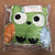 Jelly Bean Decorative Owl Cushion