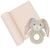 Ava Bunny Jersey Swaddle & Ring Rattle Gift Set