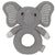 Mason Elephant Whimsical Knitted Ring Rattle