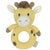 Noah Giraffe Whimsical Knitted Ring Rattle
