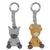 Savanna Babies 2pk Stroller Toys Giraffe & Zebra