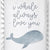 Oceania Cot Fitted Sheet Whale Love You