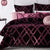 Diez Aubergine Quilt Cover Set