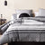 Vaughn Charcoal Quilt Cover Set