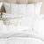Ariana White European Pillowcase