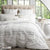 Ariana White Quilt Cover Set