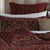 Caruso Red Square Cushion (45 x 45cm)