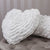 Heart White Cushion