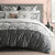 Colette Silver Quilt Cover Set