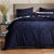 Echo Navy Quilt Cover Set