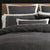 Essex Charcoal European Pillowcase