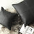 Exeter Black Square Cushion (45 x 45cm)