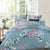 Fleur Mint Quilt Cover Set