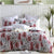 Merindah Red Velvet Quilt Cover Set