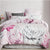 Sassie Pink Quilt Cover Set