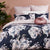 Valentine Navy Quilt Cover Set
