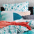 Neo Teal European Pillowcase