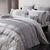 Sara Silver Quilt Cover Set