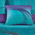 Aqua Turquoise Square Cushion Cover Only (45 x 45cm)