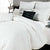 Cossette White Quilt Cover Set