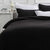 Pure Soft Black Quilt Cover Set