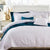 Baroque White Quilt Cover Set
